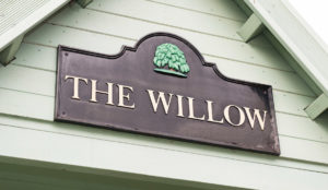 The Willow sign