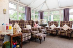 Residential home seating room